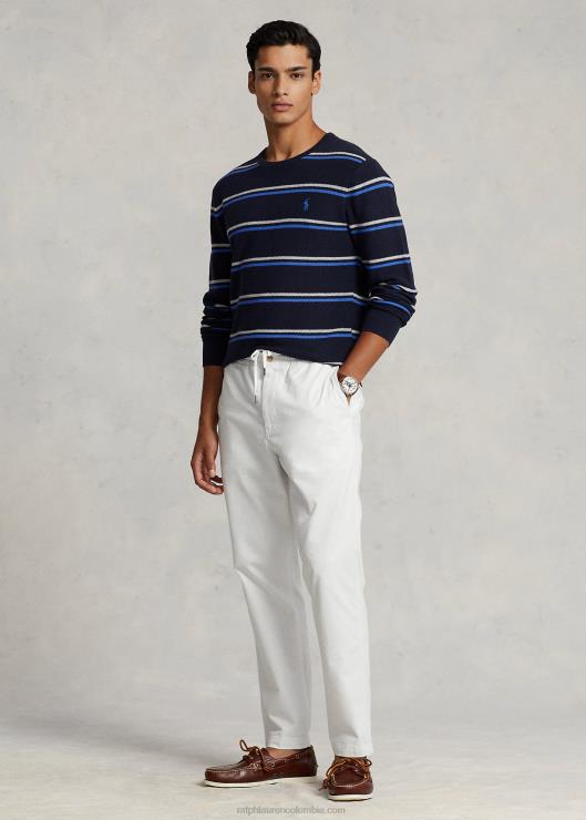 jersey de punto de malla a rayas hombres combo azul marino Ralph Lauren 2XR2V548