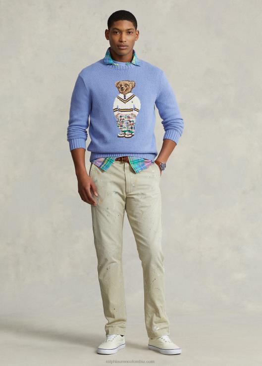suéter con osito de polo hombres real suave Ralph Lauren 2XR2V835