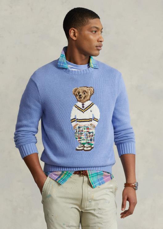 suéter con osito de polo hombres real suave Ralph Lauren 2XR2V835