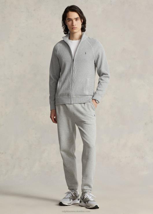 suéter texturizado con cierre completo hombres y sobre brezo Ralph Lauren 2XR2V1259