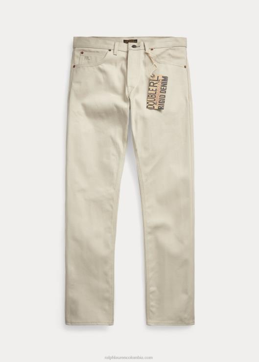 jeans ajustados con orillo de edición limitada hombres rígido Ralph Lauren 2XR2V8690