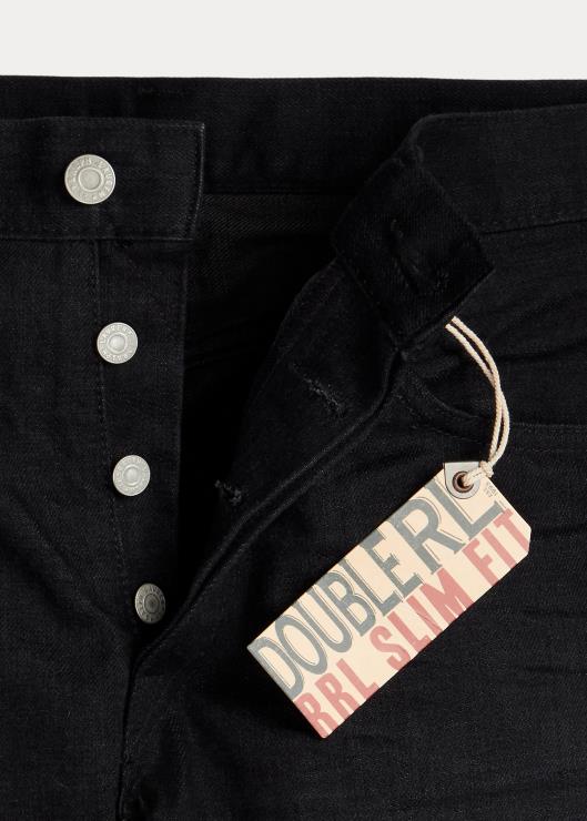 jeans ajustados negros con orillo hombresRalph Lauren 2XR2V1738
