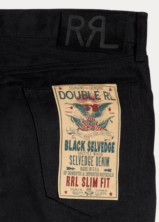 jeans ajustados negros con orillo hombresRalph Lauren 2XR2V1738