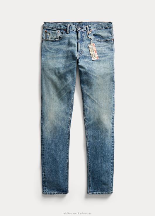 jeans eakins delgados y estrechos hombres lavado Ralph Lauren 2XR2V1779