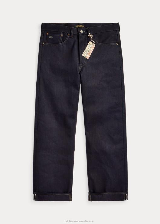 jeans vintage de cinco bolsillos de edición limitada hombres rígido Ralph Lauren 2XR2V1741