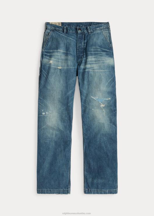 vaqueros carpintero rectos holgados hombres cresta Ralph Lauren 2XR2V1058