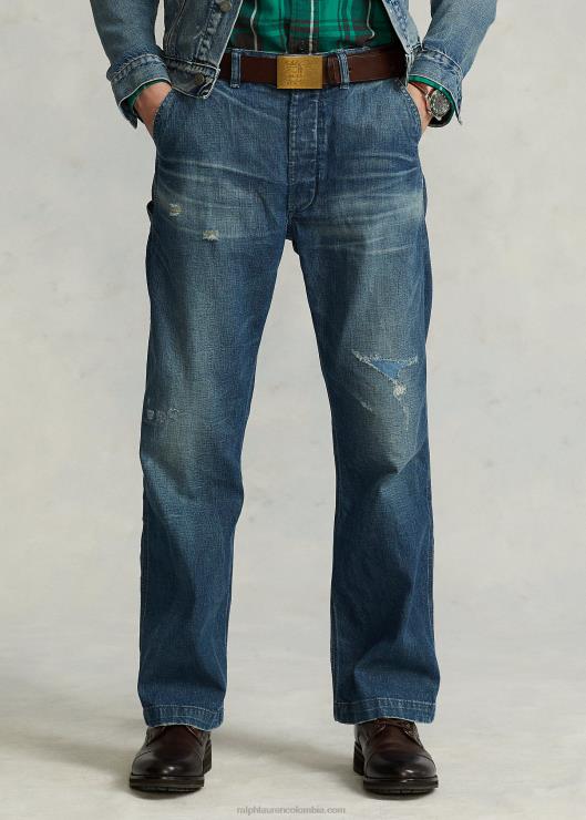 vaqueros carpintero rectos holgados hombres cresta Ralph Lauren 2XR2V1058