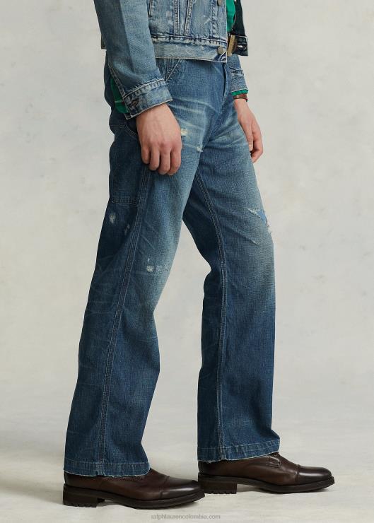 vaqueros carpintero rectos holgados hombres cresta Ralph Lauren 2XR2V1058