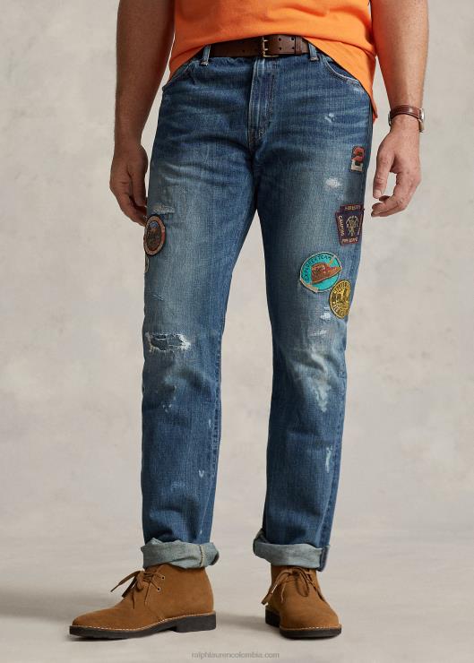 vaqueros rectos holgados hampton hombres inniswood Ralph Lauren 2XR2V1365