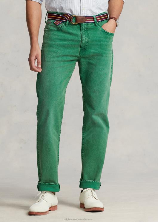 vaqueros varick slim rectos elásticos hombres verde optico Ralph Lauren 2XR2V1482