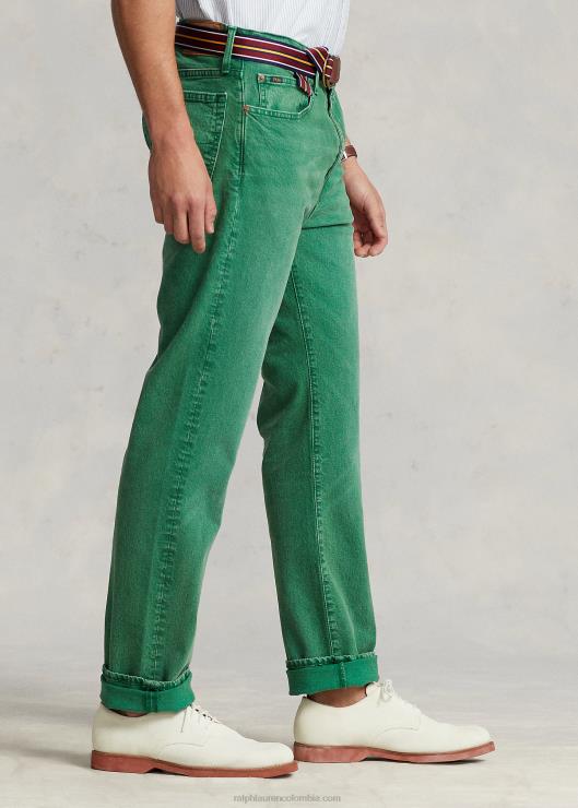 vaqueros varick slim rectos elásticos hombres verde optico Ralph Lauren 2XR2V1482