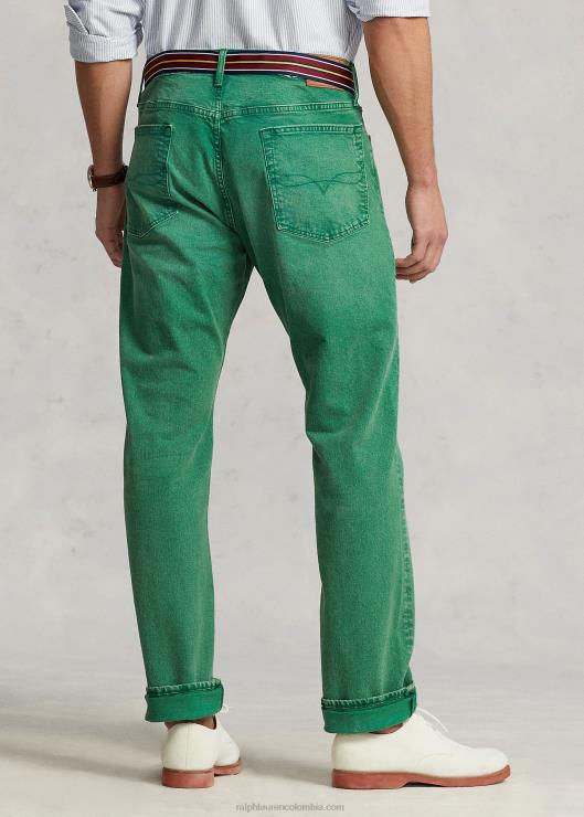 vaqueros varick slim rectos elásticos hombres verde optico Ralph Lauren 2XR2V1482