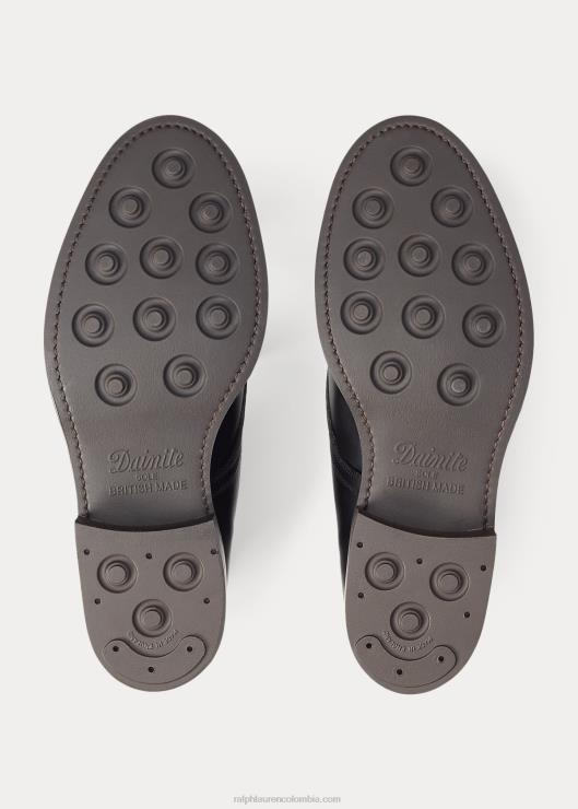 bota de cuero hombres negro Ralph Lauren 2XR2V2138