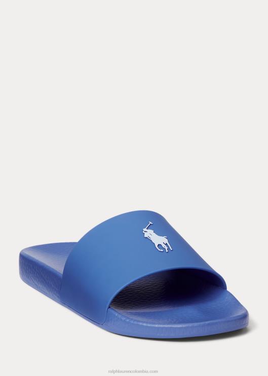 tobogán pony exclusivo hombres azul piedra de doncella Ralph Lauren 2XR2V2049