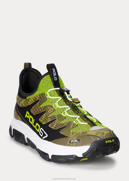 zapatilla aventura 300lt hombres negro/amarillo/camuflaje Ralph Lauren 2XR2V1965