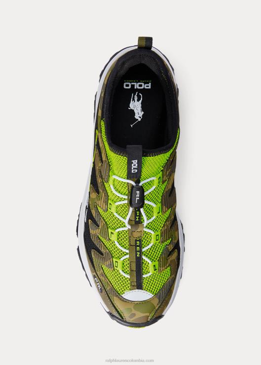 zapatilla aventura 300lt hombres negro/amarillo/camuflaje Ralph Lauren 2XR2V1965