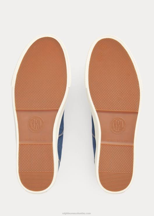 zapatilla de lona hombres azul real Ralph Lauren 2XR2V1954