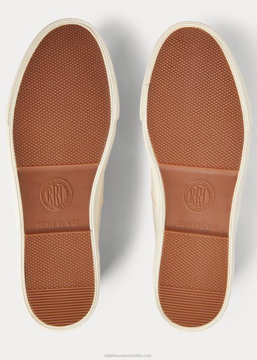 zapatilla de lona hombres gris Ralph Lauren 2XR2V1951