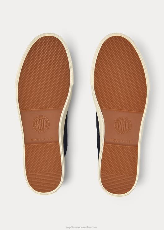 zapatilla de lona hombres índigo Ralph Lauren 2XR2V1952