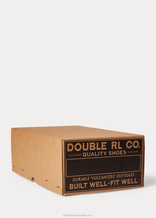 zapatilla de lona hombres rojo desteñido Ralph Lauren 2XR2V1953