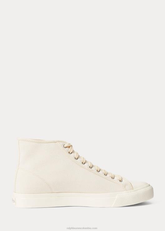 zapatillas mayport de lona hombres gris Ralph Lauren 2XR2V1950