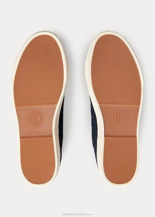 zapatillas mayport de lona hombres índigo Ralph Lauren 2XR2V1955