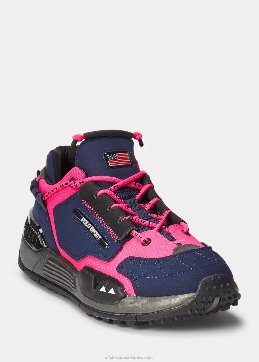 zapatillas ps200 hombres azul marino newport/fucsia Ralph Lauren 2XR2V1941