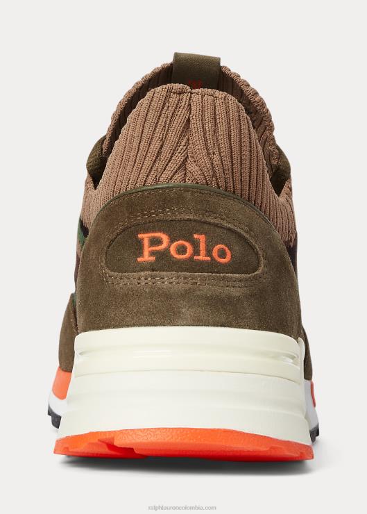 zapatillas trackster 200ii tejidas hombres camuflaje Ralph Lauren 2XR2V1962