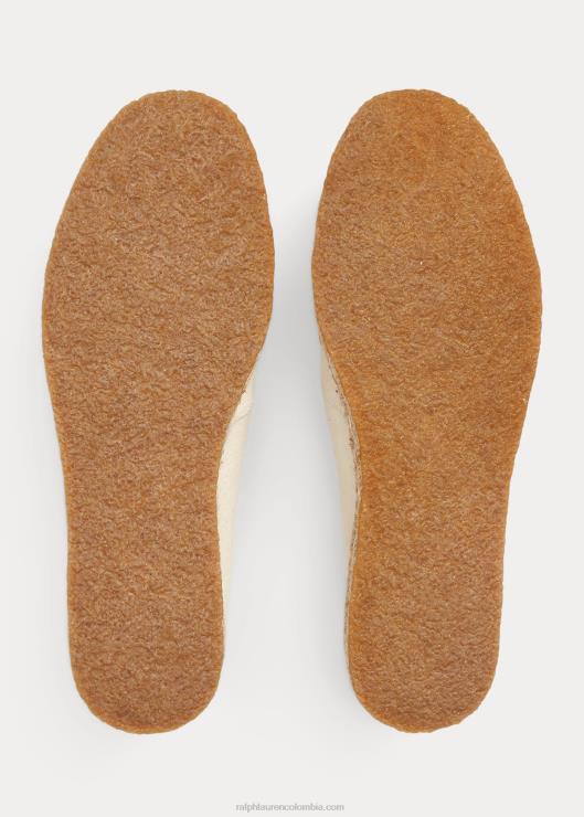 alpargata de lona hombres gris Ralph Lauren 2XR2V2128