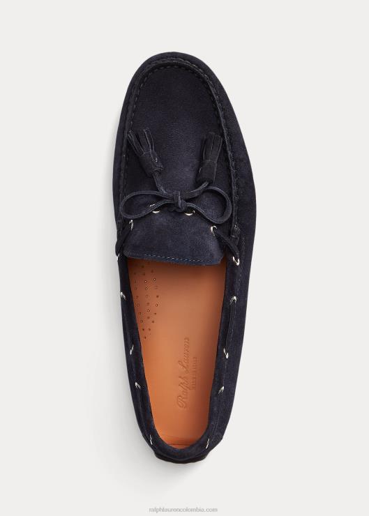 conductor Harold de ante con borlas hombres clásico presidente de la marina Ralph Lauren 2XR2V2171