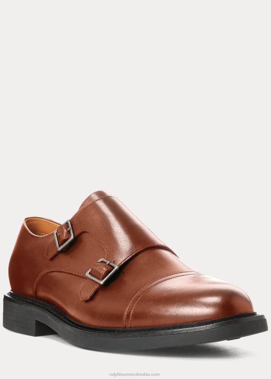 zapato asher con hebilla hombres rojizo pálido Ralph Lauren 2XR2V2108