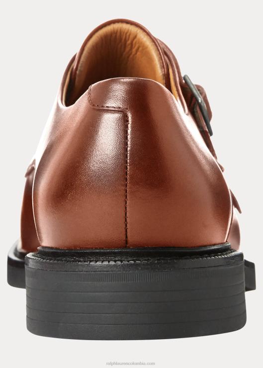 zapato asher con hebilla hombres rojizo pálido Ralph Lauren 2XR2V2108
