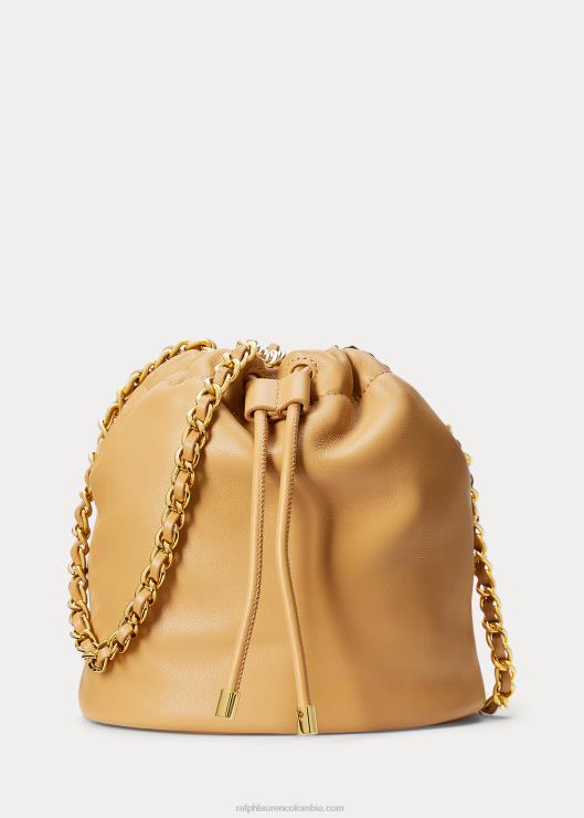 bolso bombonera mediano emmy de napa mujer fuerte Ralph Lauren 2XR2V5371