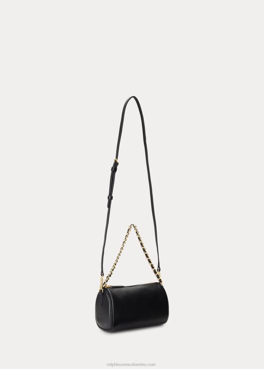 bolso de hombro emelia pequeño de napa mujer negro Ralph Lauren 2XR2V5435