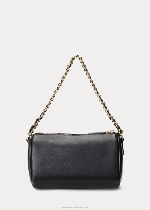 bolso de hombro emelia pequeño de napa mujer negro Ralph Lauren 2XR2V5435