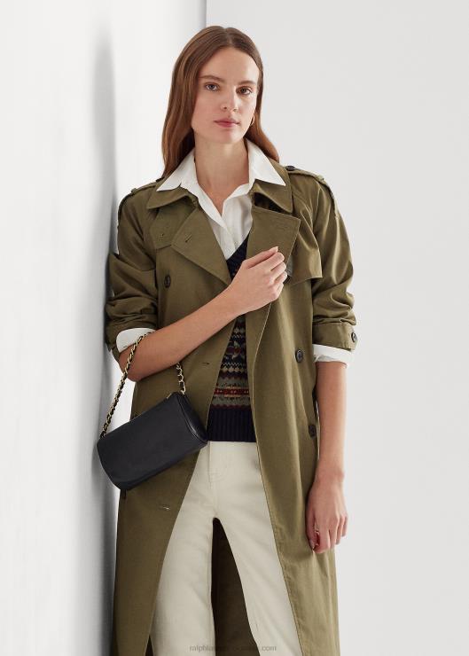 bolso de hombro emelia pequeño de napa mujer negro Ralph Lauren 2XR2V5435