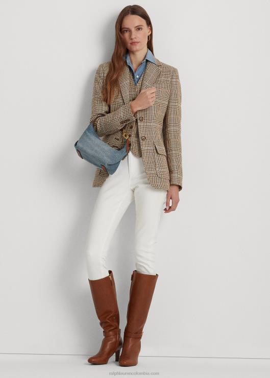 bolso de hombro kassie pequeño de denim lavado mujer lavado índigo al atardecer Ralph Lauren 2XR2V5390