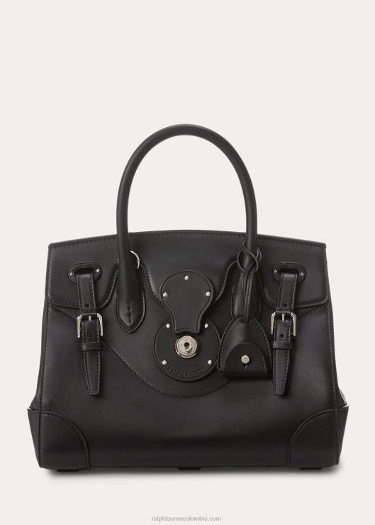 cuero napa suave ricky 27 mujer negro Ralph Lauren 2XR2V5323