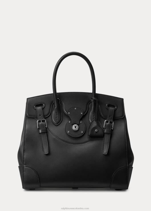 cuero napa suave ricky 33 mujer negro Ralph Lauren 2XR2V5313