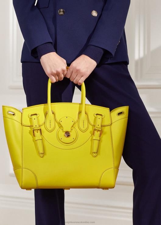 piel de becerro suave ricky 33 mujer amarillo canario Ralph Lauren 2XR2V5310