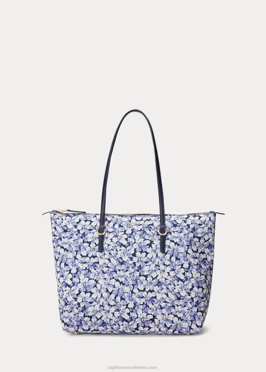 bolso shopper keaton pequeño oxford mujer brisa floral Ralph Lauren 2XR2V5418