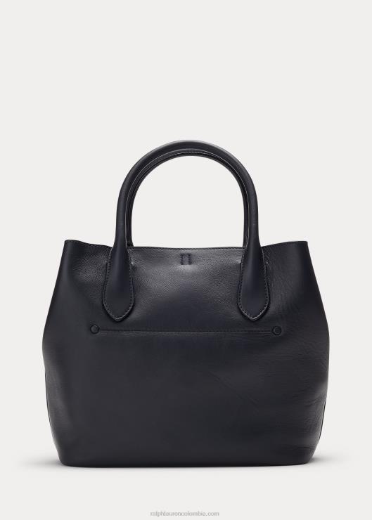 bolso tote Bellport mediano de piel mujer negro Ralph Lauren 2XR2V5219