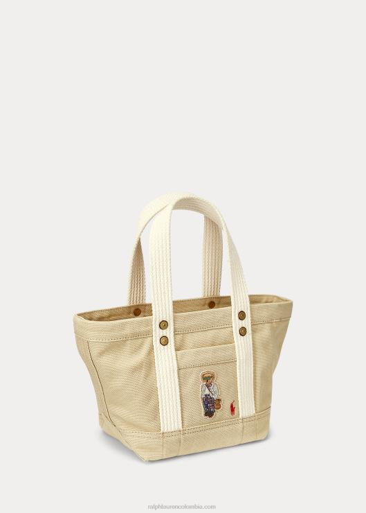 bolso tote minipolo de lona mujerRalph Lauren 2XR2V5241