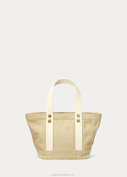 bolso tote minipolo de lona mujerRalph Lauren 2XR2V5241