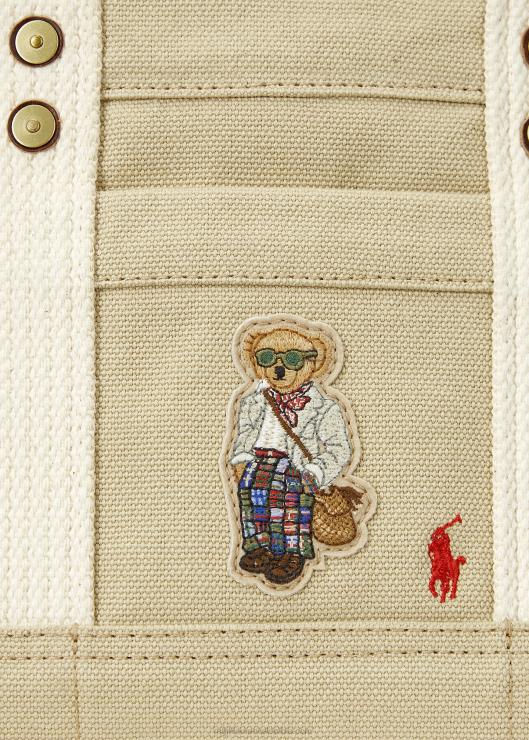 bolso tote minipolo de lona mujerRalph Lauren 2XR2V5241