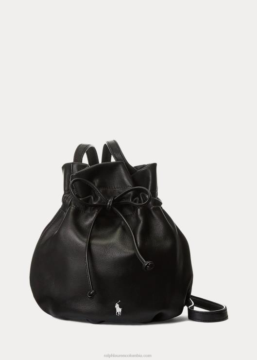 la bolsa de poni mujer negro Ralph Lauren 2XR2V5235