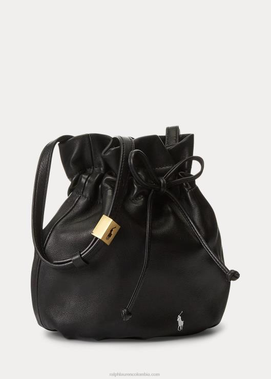 la bolsa de poni mujer negro Ralph Lauren 2XR2V5235