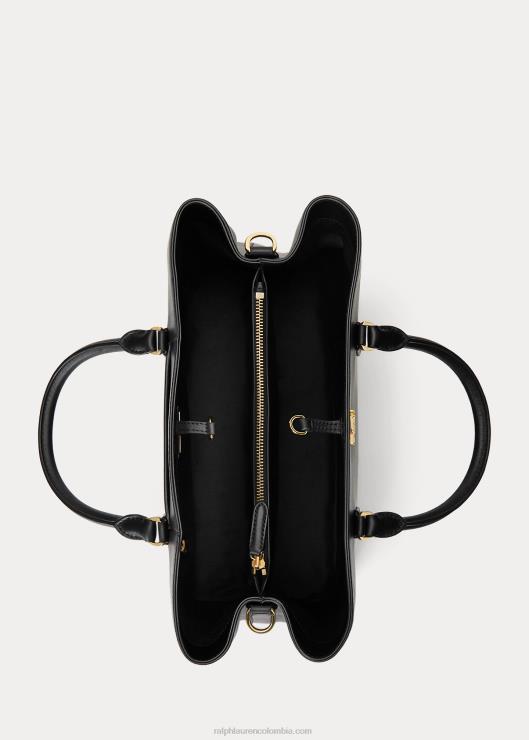 cartera marcy grande de piel mujer negro Ralph Lauren 2XR2V5361