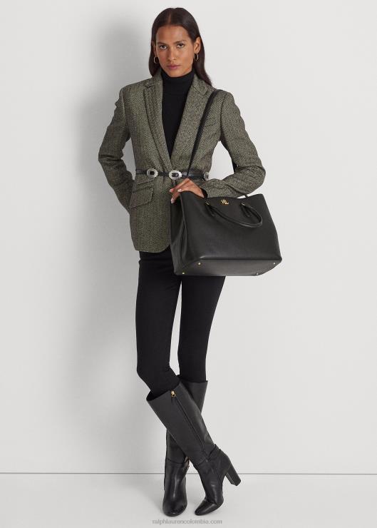 cartera marcy grande de piel mujer negro Ralph Lauren 2XR2V5361