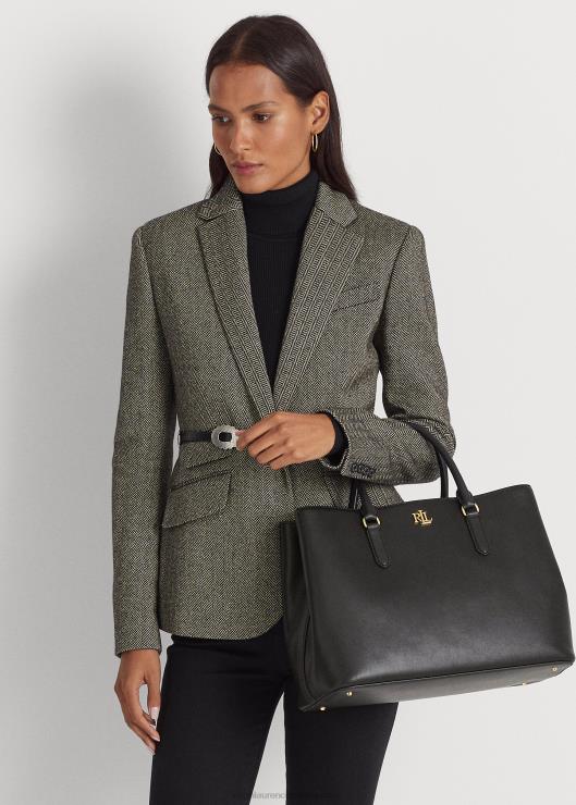 cartera marcy grande de piel mujer negro Ralph Lauren 2XR2V5361